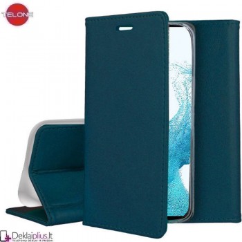 Telone dirbtinos odos dėklas - žalias (Samsung S23 Fe)